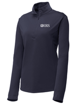 Internal Revenue Service (IRS) Women's Lightweight Dri Fit 1/4 Zip  Navy Blue government employee uniform shirt