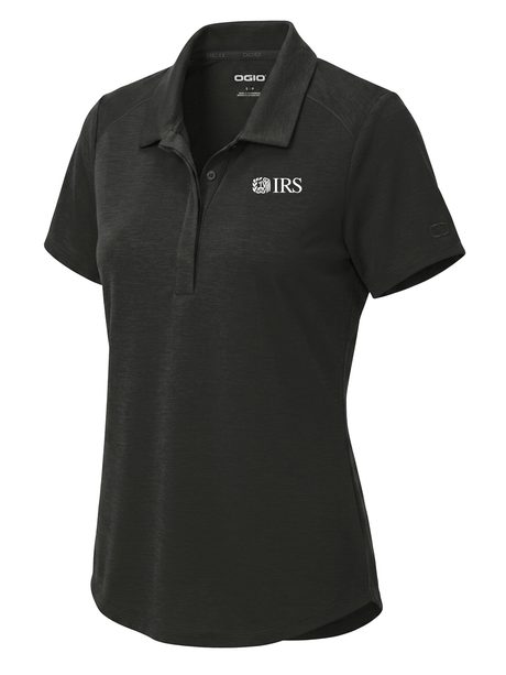 Internal Revenue Service (IRS) Women's Polo Black government employee uniform shirt