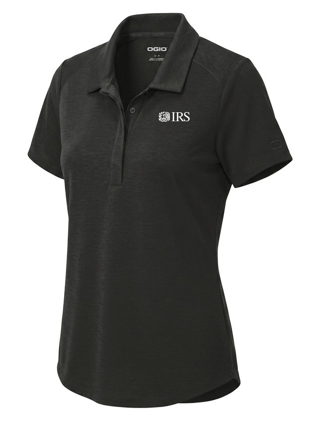 Internal Revenue Service (IRS) Women's Polo Black government employee uniform shirt