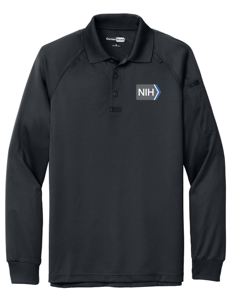 NIH Men's Tactical Long Sleeve Polo