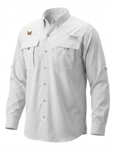 National Transportation Safety Board (NTSB) Men's Columbia Bahama™ II Button Up Long-Sleeve  White government employee uniform shirt