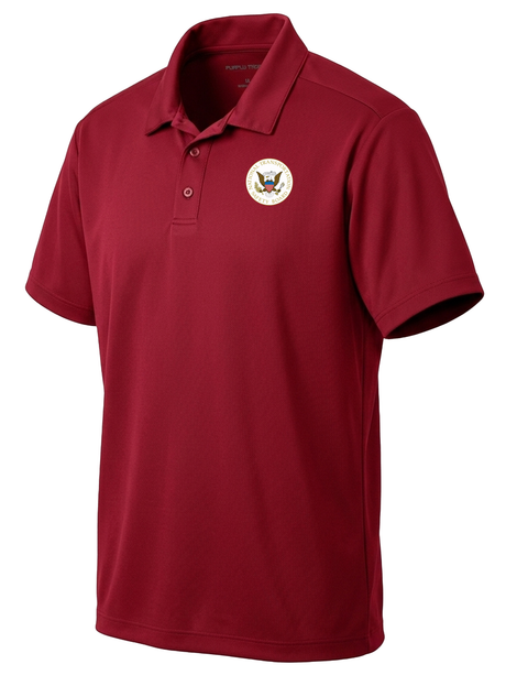 National Transportation Safety Board (NTSB) Men's Dri Fit Polo  Red government employee uniform shirt