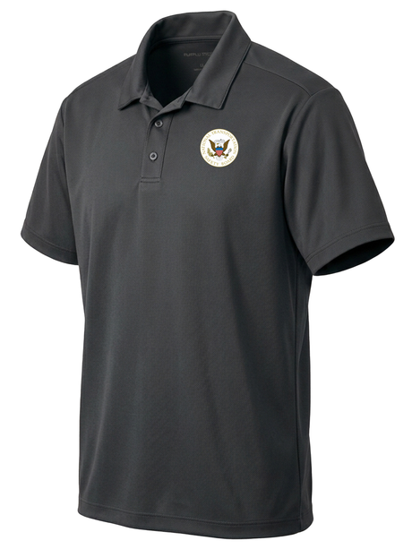 National Transportation Safety Board (NTSB) Men's Dri Fit Polo  Slate Gray government employee uniform shirt