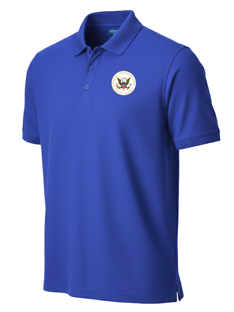 National Transportation Safety Board (NTSB) Men's Polo  Royal Blue government employee uniform shirt