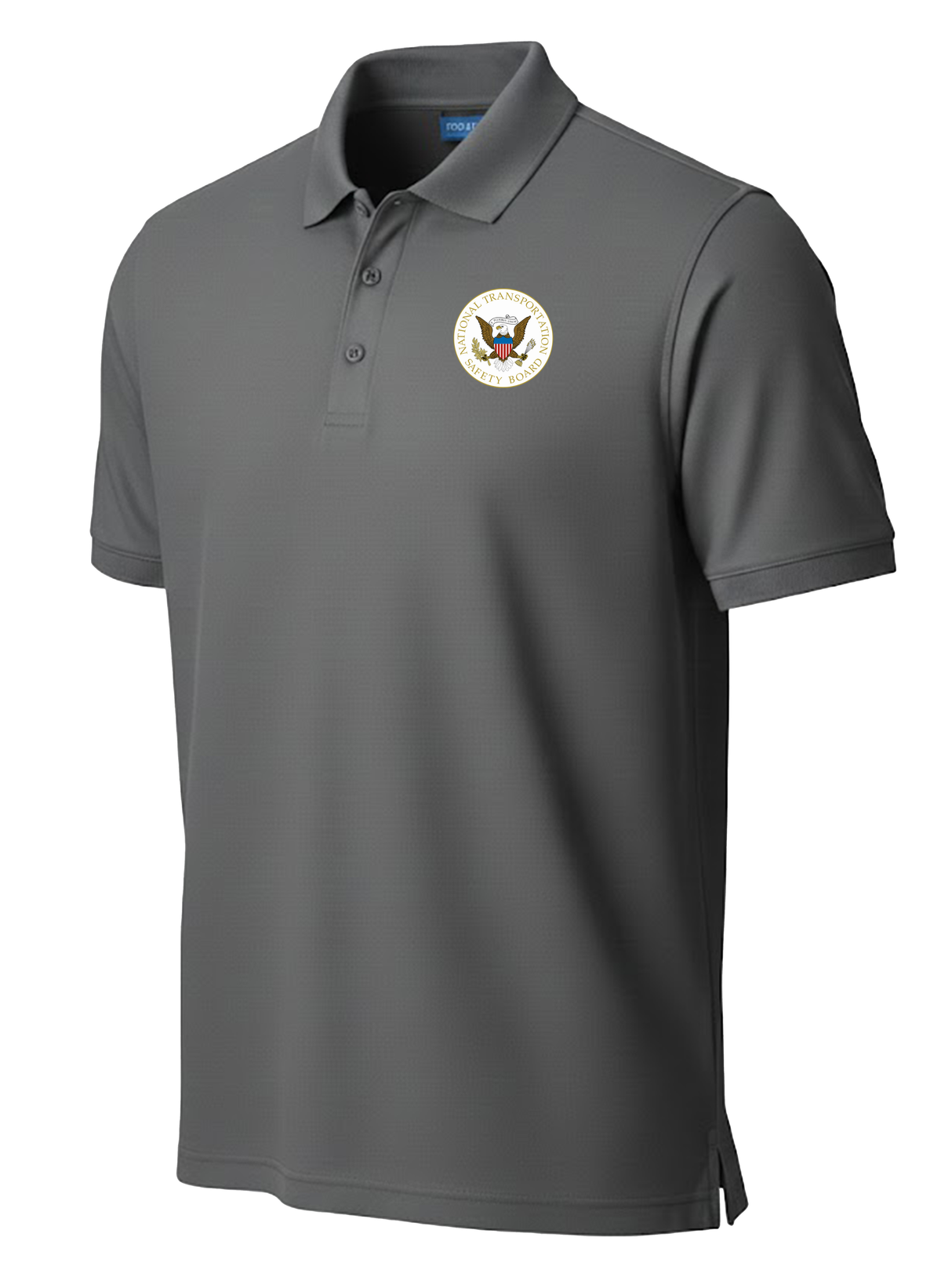 National Transportation Safety Board (NTSB) Men's Polo  Slate Gray government employee uniform shirt