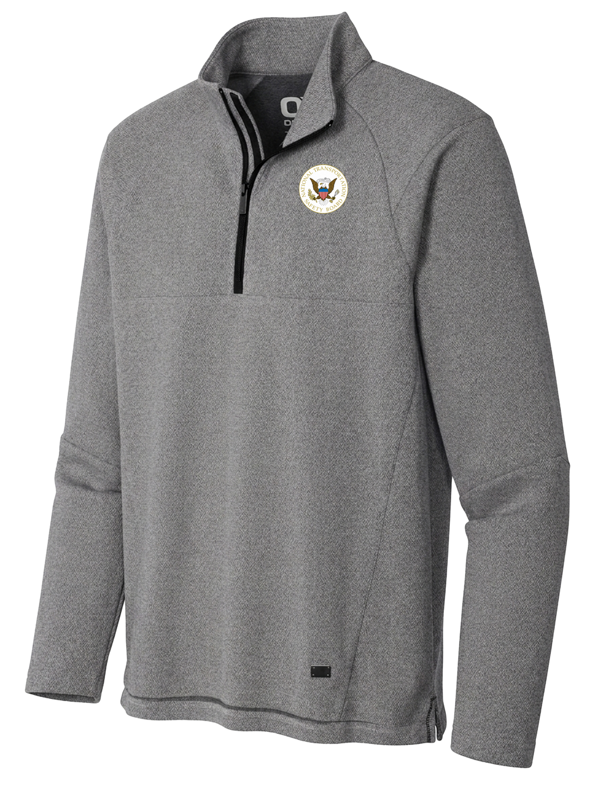 National Transportation Safety Board (NTSB) Men's Transition Quarter Zip  Light Gray government employee uniform shirt