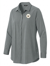 National Transportation Safety Board (NTSB) Women's Commuter Shirt  Slate Gray government employee uniform shirt