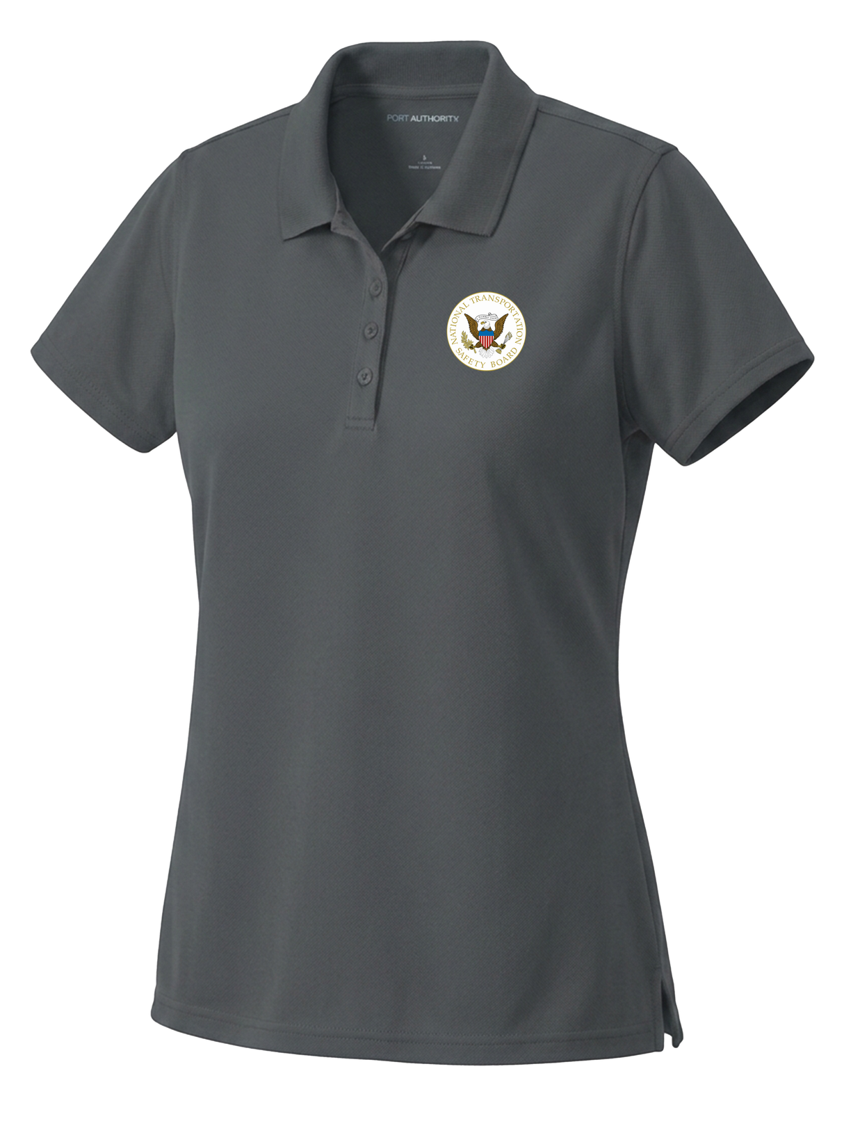 National Transportation Safety Board (NTSB) Women's Dri Fit Polo  Slate Gray government employee uniform shirt