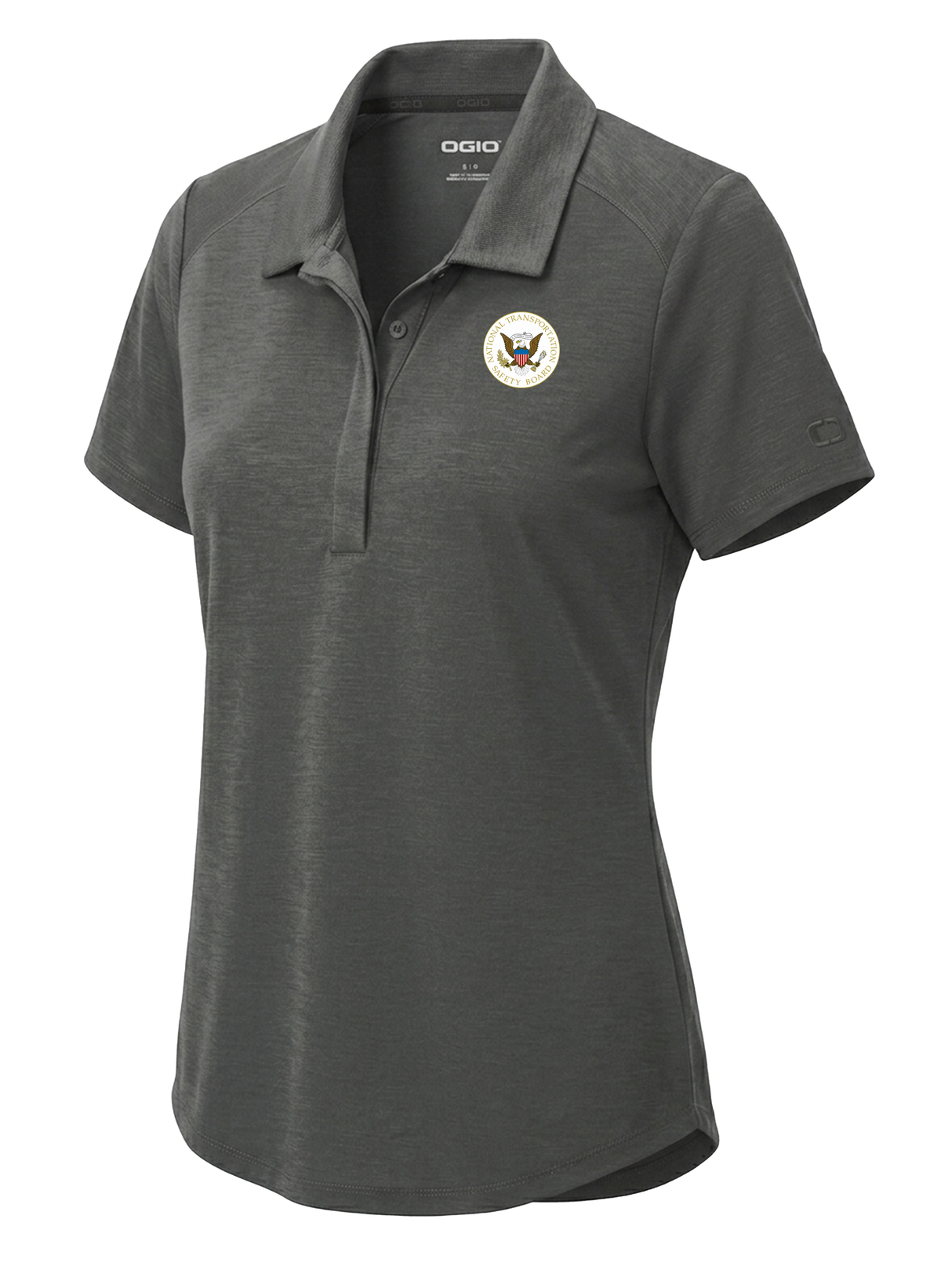 National Transportation Safety Board (NTSB) Women's Polo Slate Gray government employee uniform shirt