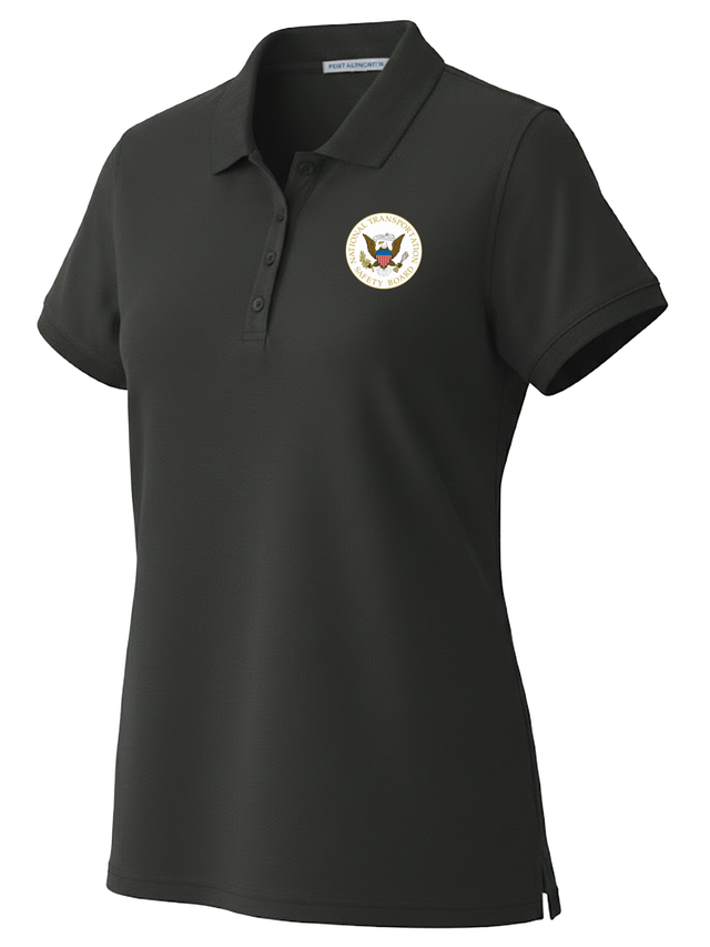 National Transportation Safety Board (NTSB) Women's Polo  Black government employee uniform shirt