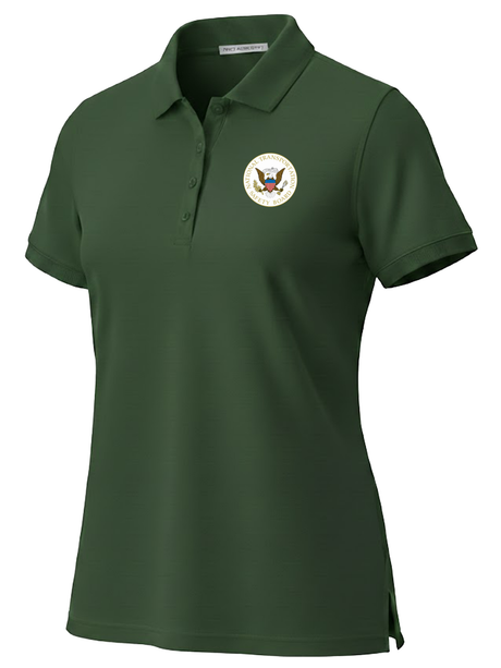 National Transportation Safety Board (NTSB) Women's Polo  Dark Green government employee uniform shirt