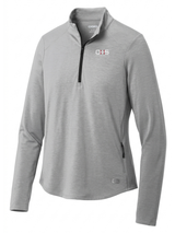 Office of Health Security (OHS) Women's Motion 1/4 Zip  Light Gray government employee uniform shirt