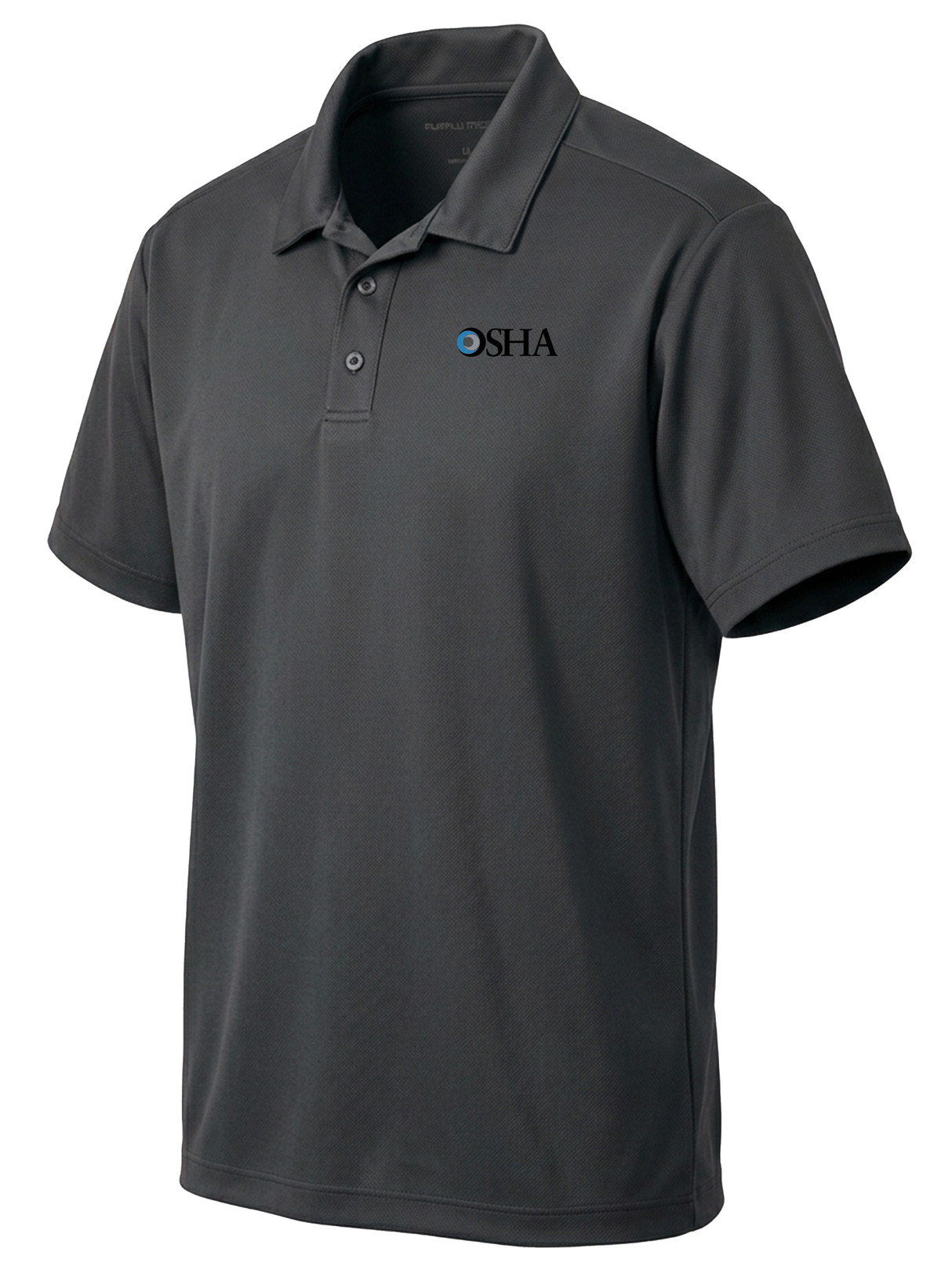 Occupational Safety and Health Administration (OSHA) Men's Dri Fit Polo  Slate Gray government employee uniform shirt