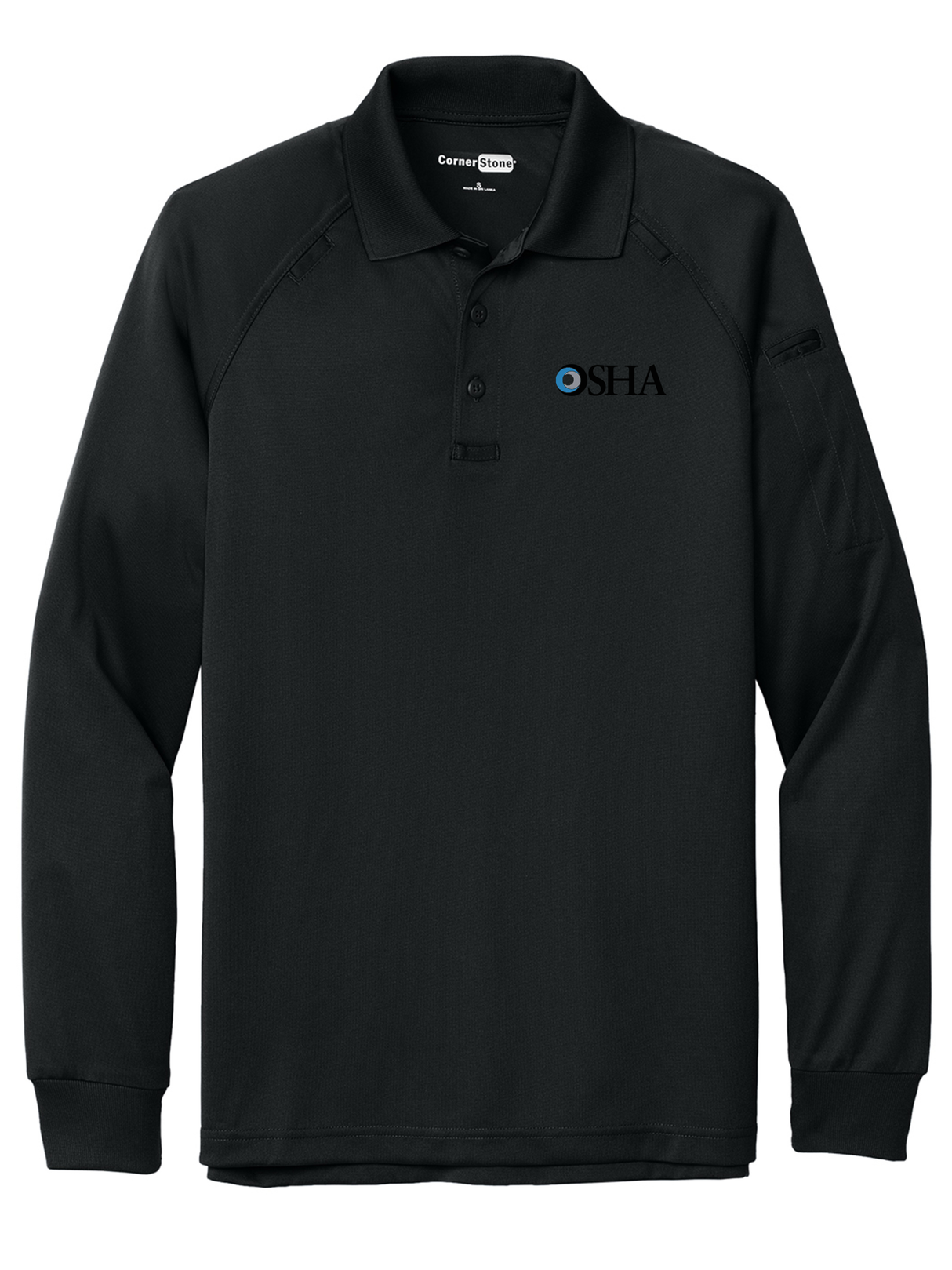 OSHA Men's Tactical Long Sleeve Polo