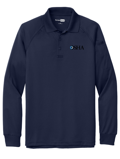 OSHA Men's Tactical Long Sleeve Polo