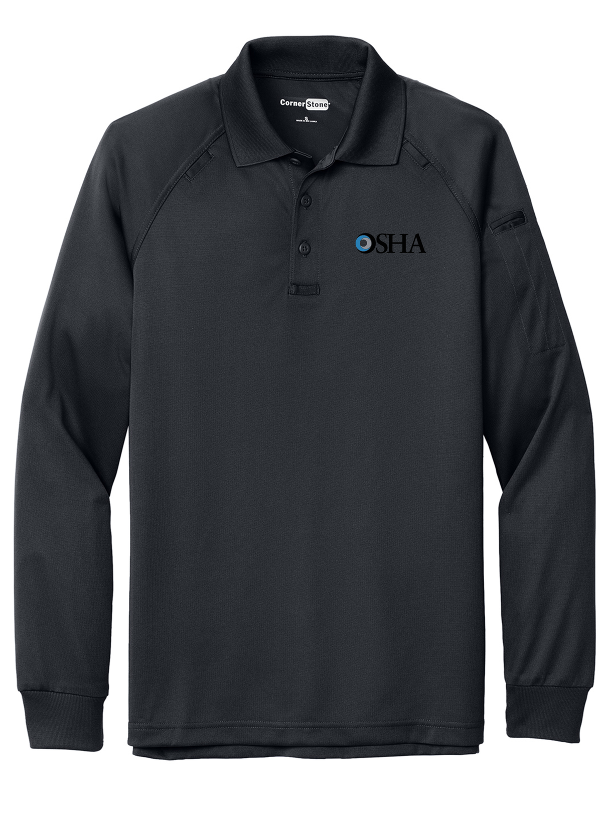 OSHA Men's Tactical Long Sleeve Polo