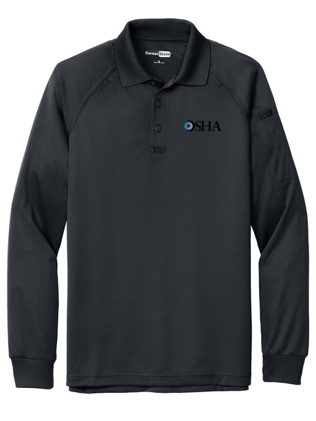OSHA Men's Tactical Long Sleeve Polo