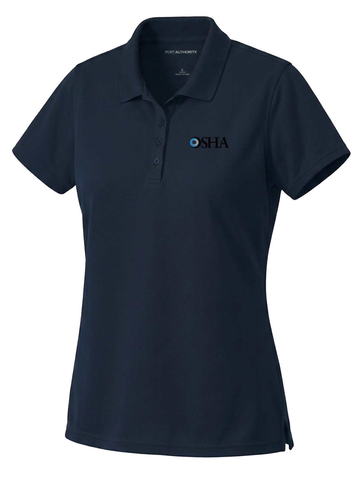 Occupational Safety and Health Administration (OSHA) Women's Dri Fit Polo  Navy Blue government employee uniform shirt