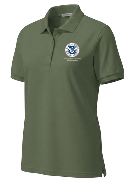 Transportation Security Administration (TSA) Women's Polo  Drab Green government employee uniform shirt