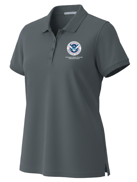 Transportation Security Administration (TSA) Women's Polo  Slate Gray government employee uniform shirt
