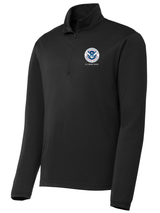 USBP Men's Lightweight Dri Fit 1/4 Zip