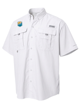 Bureau of Reclamation (USBR) Men's Columbia Bahama™ II Button Up Short Sleeve  White government employee uniform shirt