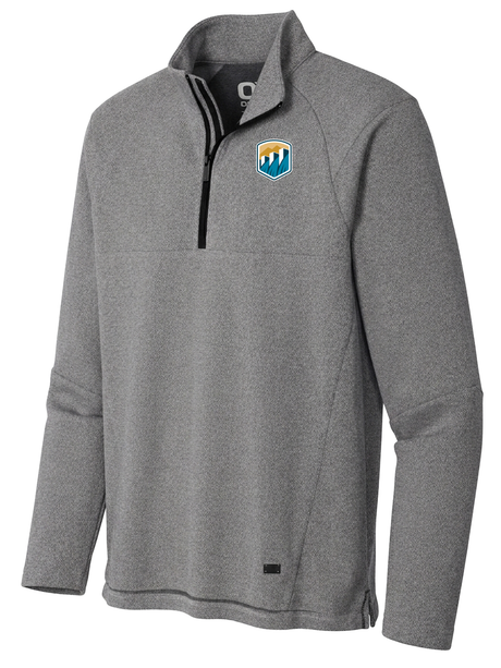 Bureau of Reclamation (USBR) Men's Transition Quarter Zip  Light Gray government employee uniform shirt