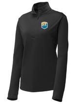 Bureau of Reclamation (USBR) Women's Lightweight Dri Fit 1/4 Zip  Black government employee uniform shirt