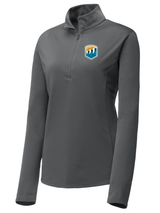 Bureau of Reclamation (USBR) Women's Lightweight Dri Fit 1/4 Zip  Slate Gray government employee uniform shirt