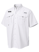 U.S. Geological Survey (USGS) Men's Columbia Bahama™ II Button Up Short Sleeve  White government employee uniform shirt