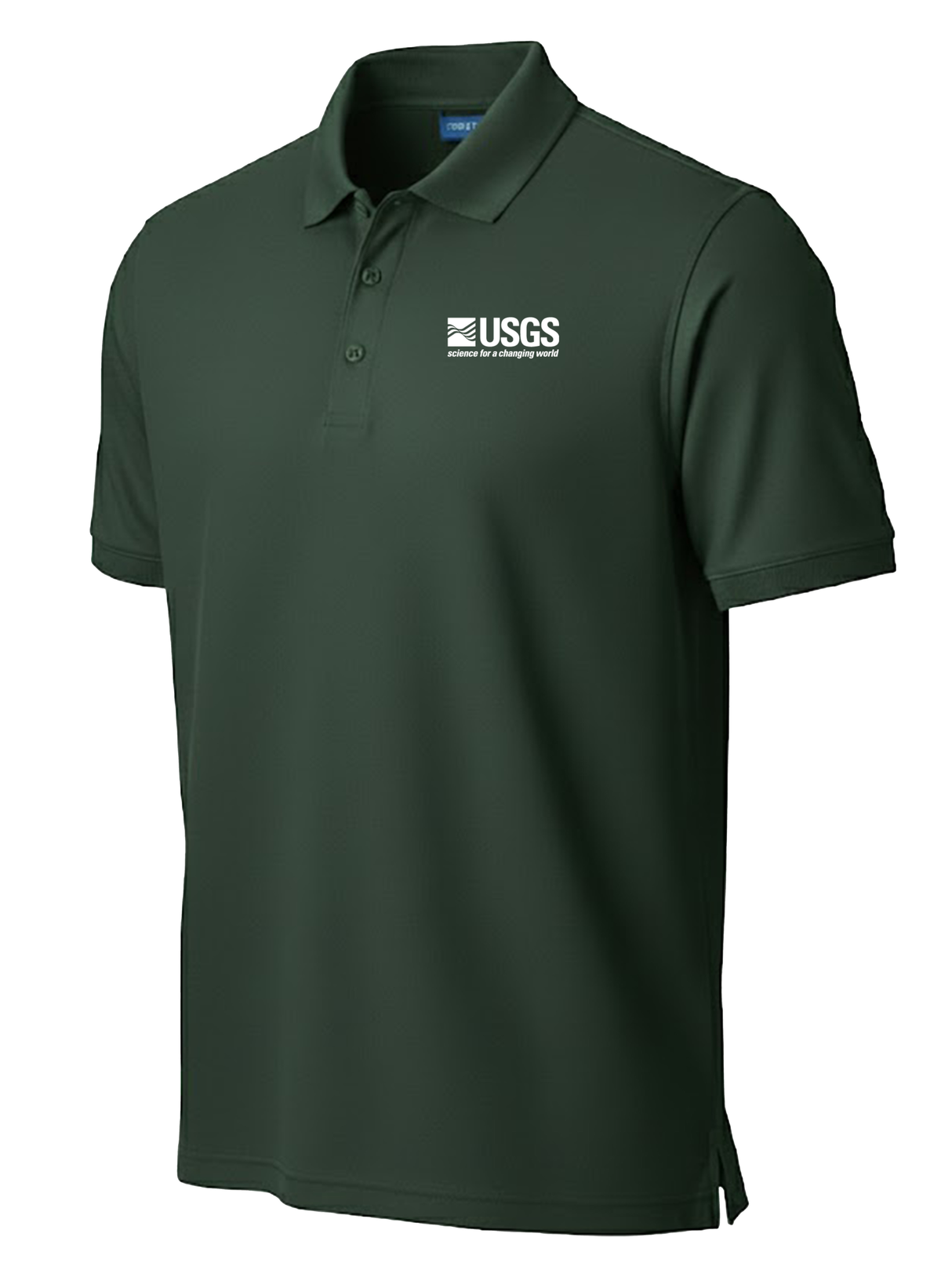 U.S. Geological Survey (USGS) Men's Polo  Dark Green government employee uniform shirt