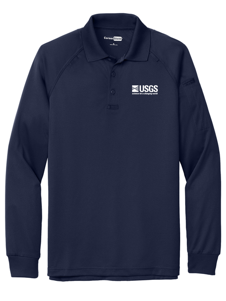 USGS Men's Tactical Long Sleeve Polo