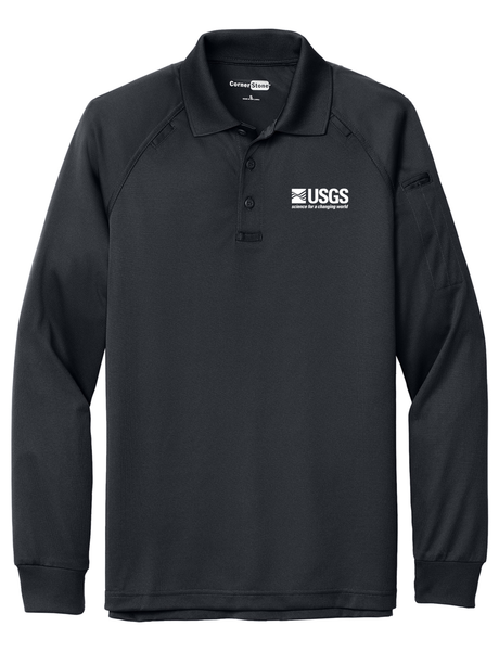 USGS Men's Tactical Long Sleeve Polo