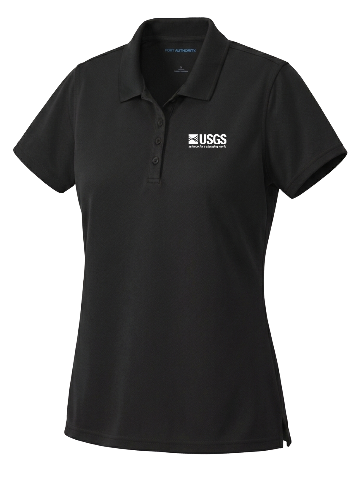U.S. Geological Survey (USGS) Women's Dri Fit Polo  Black government employee uniform shirt