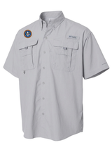 U.S. Marshals Service (USMS) Men's Columbia Bahama™ II Button Up Short Sleeve  Cool Grey government employee uniform shirt
