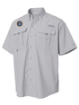 U.S. Marshals Service (USMS) Men's Columbia Bahama™ II Button Up Short Sleeve  Cool Grey government employee uniform shirt