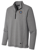 U.S. Marshals Service (USMS) Men's Transition Quarter Zip  Light Gray government employee uniform shirt