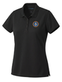 U.S. Marshals Service (USMS) Women's Dri Fit Polo  Black government employee uniform shirt