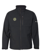 Florida Department of Juvenile Justice (DJJ) Men's Ascender Soft Shell Full-Zip Jacket Black government employee uniform shirt