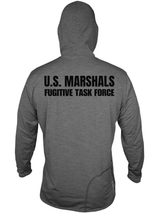 Gray US Marshals Service USMS Fugitive Task Force TLF Pluma Knit Hoodie