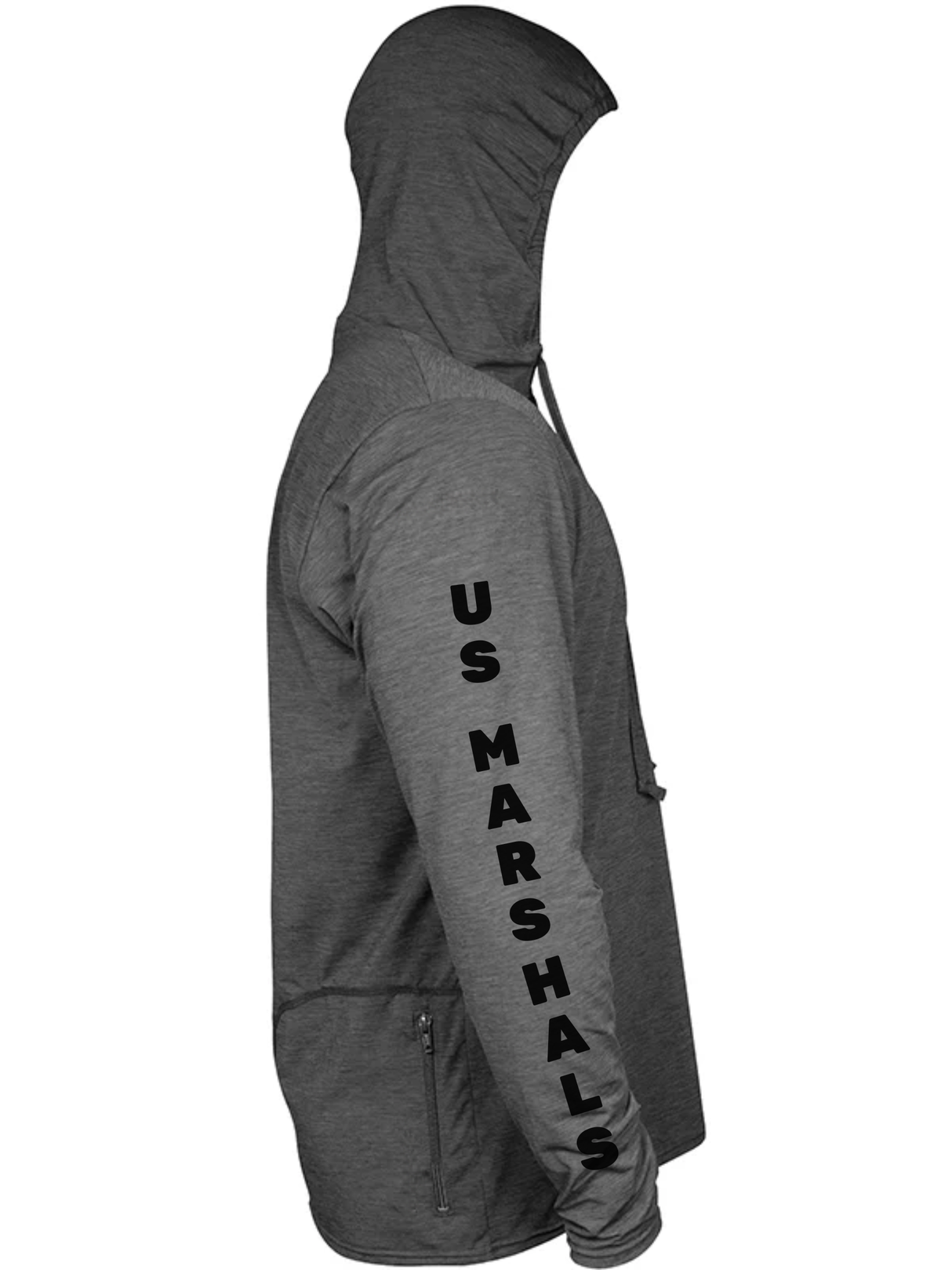 Gray US Marshals Service USMS Fugitive Task Force TLF Pluma Knit Hoodie