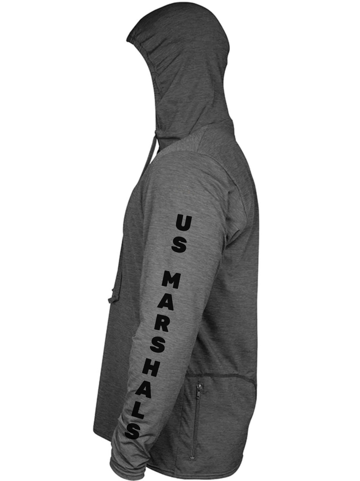 Gray US Marshals Service USMS Fugitive Task Force TLF Pluma Knit Hoodie