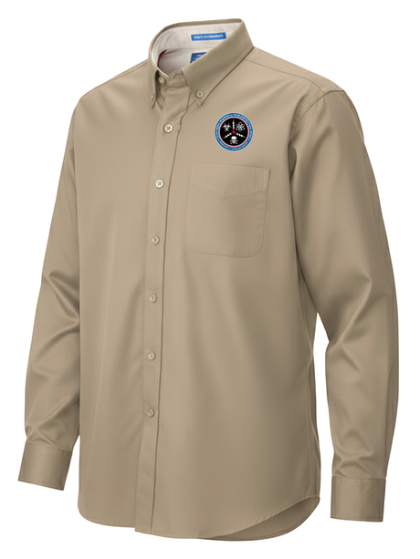 Countering Weapons of Mass Destruction Office (CWMD) Men's Button Up  Khaki government employee uniform shirt