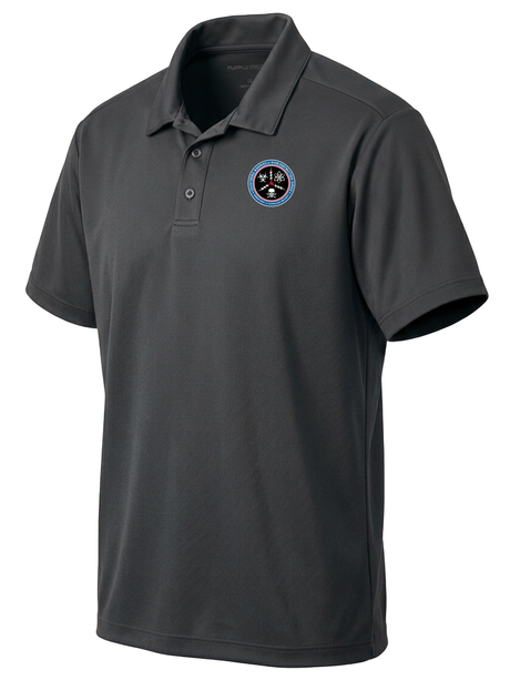 Countering Weapons of Mass Destruction Office (CWMD) Men's Dri Fit Polo  Slate Gray government employee uniform shirt