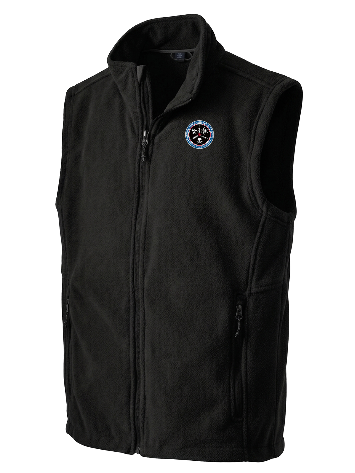 Countering Weapons of Mass Destruction Office (CWMD) Men's Fleece Vest  Black government employee uniform shirt