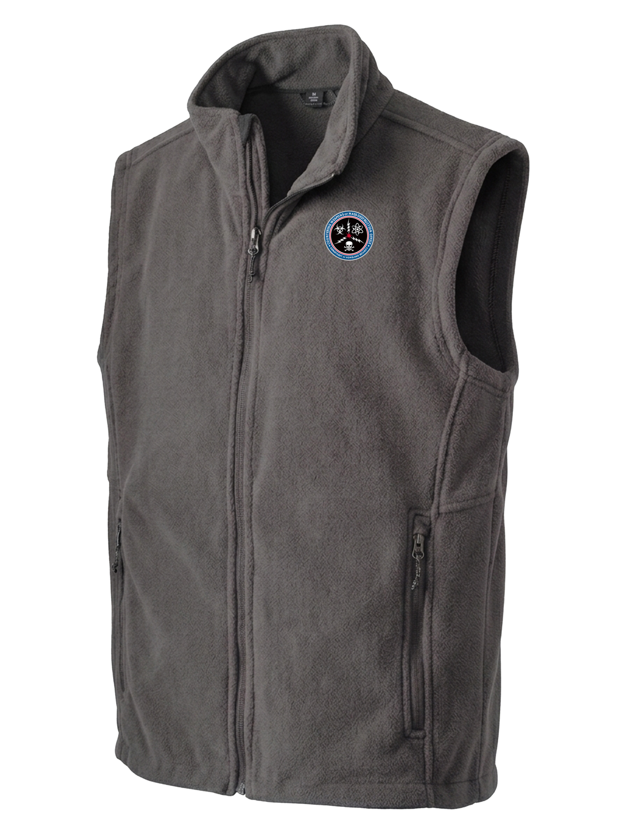 Countering Weapons of Mass Destruction Office (CWMD) Men's Fleece Vest  Slate Gray government employee uniform shirt
