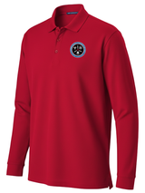 Countering Weapons of Mass Destruction Office (CWMD) Men's Long Sleeve Polo  Red government employee uniform shirt