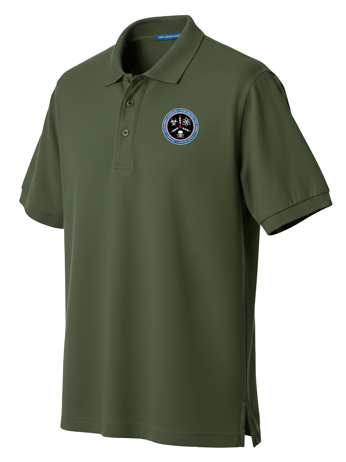 Countering Weapons of Mass Destruction Office (CWMD) Men's Polo  Drab Green government employee uniform shirt