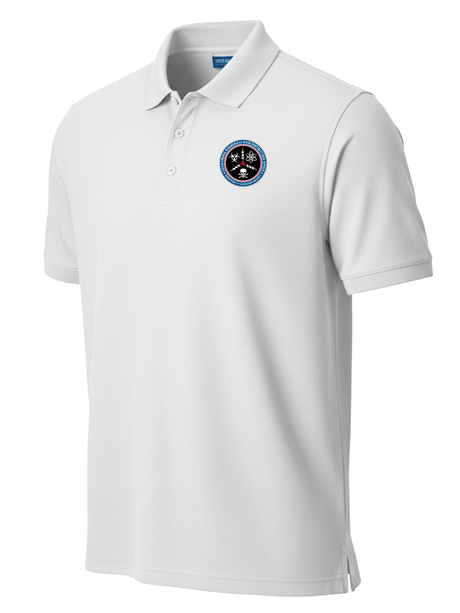 Countering Weapons of Mass Destruction Office (CWMD) Men's Polo  White government employee uniform shirt