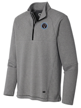 Countering Weapons of Mass Destruction Office (CWMD) Men's Transition Quarter Zip  Light Gray government employee uniform shirt